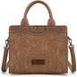 Wrangler Embroidered Crossbody Bag -Camel