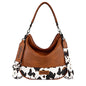 Wrangler Animal Print Slouch Bag - Tan