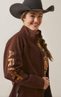 Ariat Women’s Team Logo Softshell Chimayo Jacket Shaved Chocolate