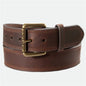Ariat Men's Work Belt 1 1/2 Triple Stitch Brown