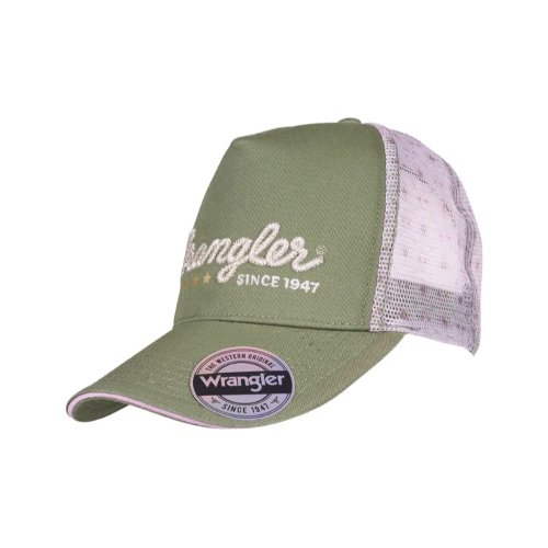 Lucy HP Ponytail Trucker Cap - Khaki Marle