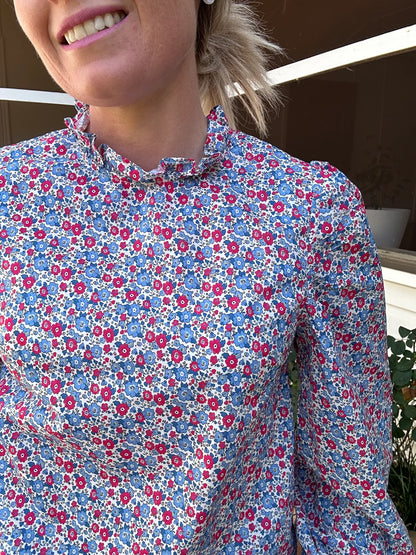 Black Colt Brooke Blue Floral Print