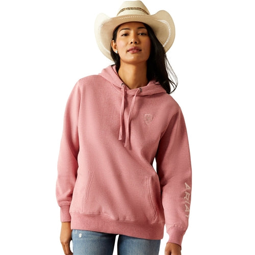 Ariat Womens Logo 2.0 Hoodie Rose Wine