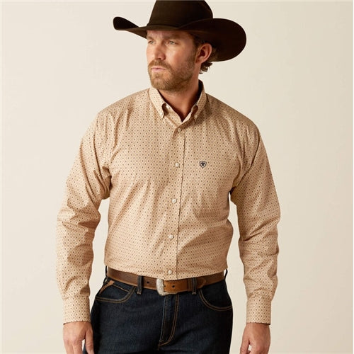 Ariat Wrinkle Free Frazier Classic Fit Shirt - Tan