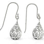 MCJ Sterling Silver H/Polish Sml Drop Earings