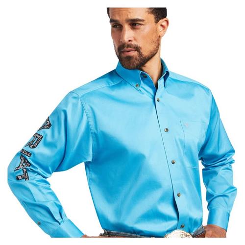 Ariat Men Logo Shirt Rivera/Leather Tool