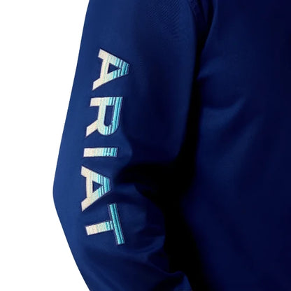 Ariat Men's Team Logo Lightweight Twill Classic Fit Shirt