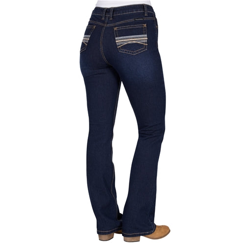 Pure Western Ida Hi Rise Boot Cut Jean 34L