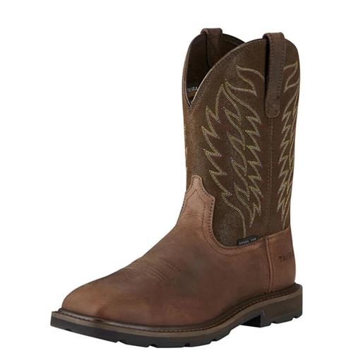 Ariat Mens Groundbreaker Steel Toe Work Boots