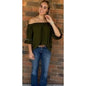 Monique Fashion Top - Olive