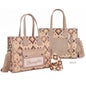 Wrangler Aztec Crossbody Tote Bag - Camel