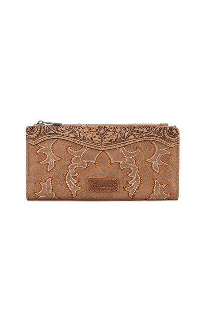 Wrangler Embroidered Wallet -Camel