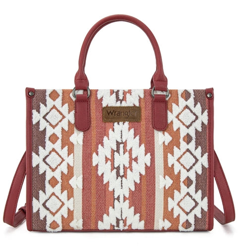 Wrangler Cilia Crossbody Tote Bag - Burgundy