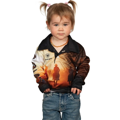 Ariat Kids Fishing Shirt Rodeo Roper