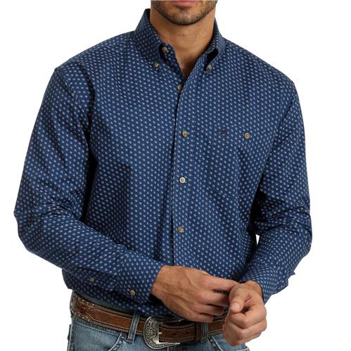 Wrangler Mens Authentic Shirt Navy