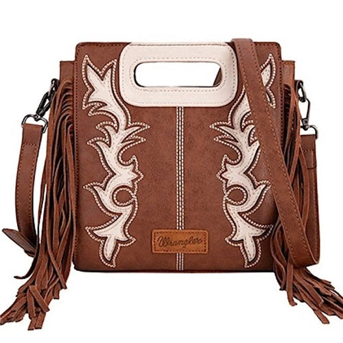 Wrangler Dallas Fringe Bag - Coffee