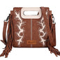 Wrangler Dallas Fringe Bag - Coffee