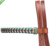 Fort Worth Aponi Bridle - Turquoise Two Tone