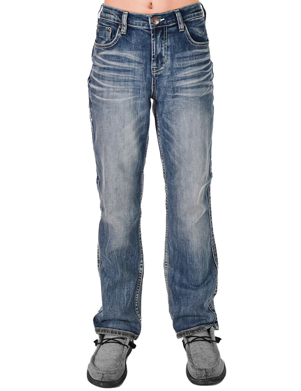B.Tuff Jeans - Boy's Revved Up Mid Rise Boot Cut