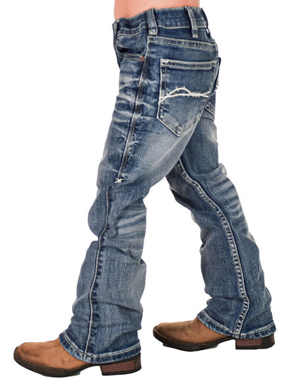 B.Tuff Jeans - Boy's Revved Up Mid Rise Boot Cut