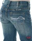 Cowgirl Tuff Jeans - Girl's Don't Fence me in Boot Cut