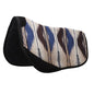 Barrel Race Contoured Pad Blue/Chocolate 28" x 28"