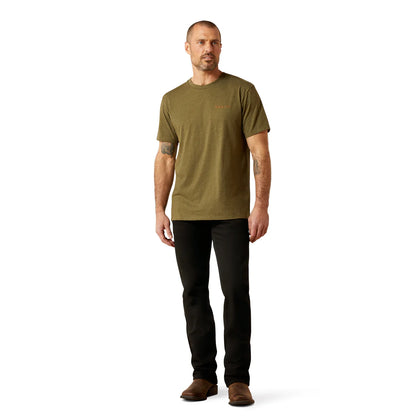 Ariat Men's Ropers Seal SS Tee - Military Heather