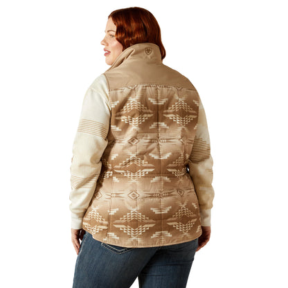 Ariat Ladies Crius Savannah Tan Dune Print Insulated Vest