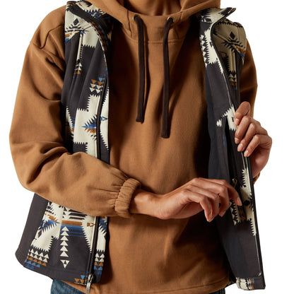 Ariat Ladies Logo Thornstone Print Softshell Vest