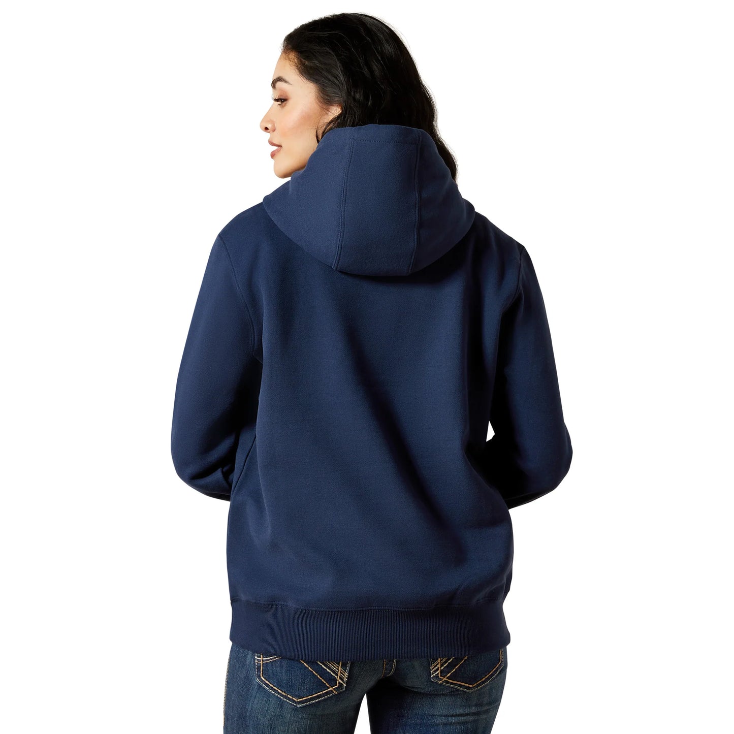 Ariat Women's Hoodie Emblem - Dress Blue