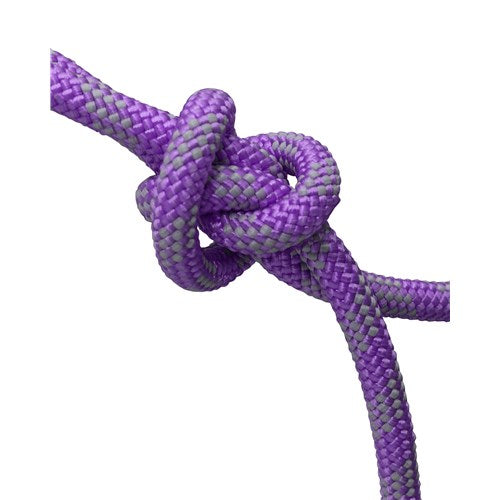 Fort Worth Hard Core Rope Halter - Purple/Grey
