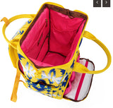 Wrangler Aztec Printed Callie Backpack (Nappy Bag) - Yellow