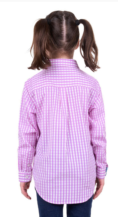 Hard Slog Kids Ayla 1/2 Button L/S Shirt