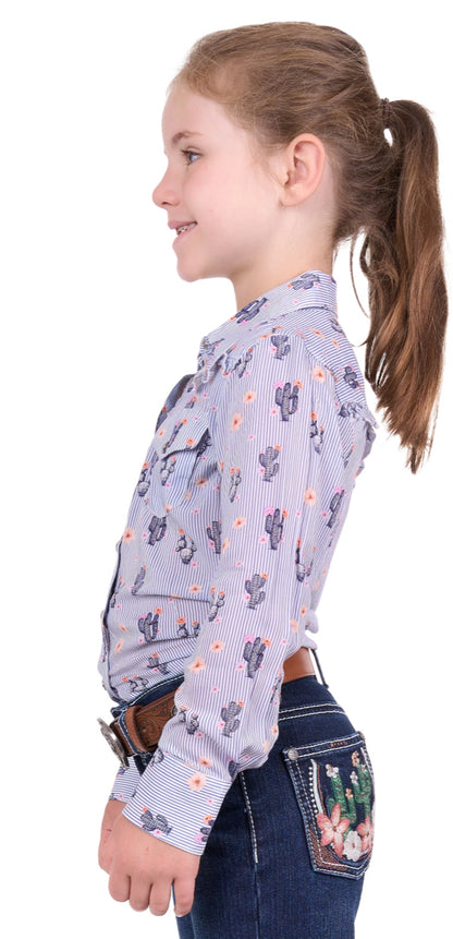 Pure Western Girls Mavis L/S Shirt