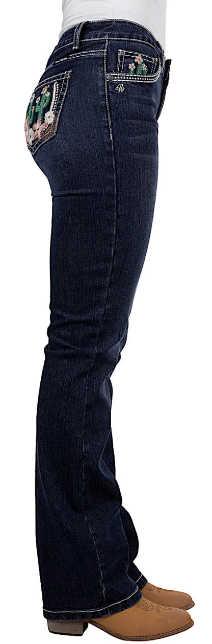 Pure Western Zoe Boot Cut Jean 34 Leg