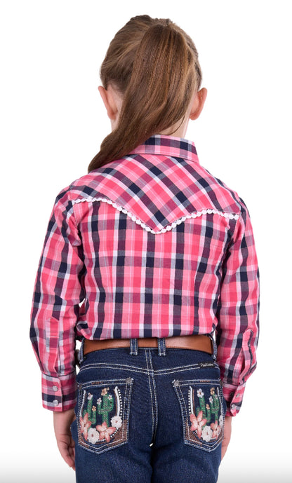 Pure Western Girls Lulu L/S Shirt