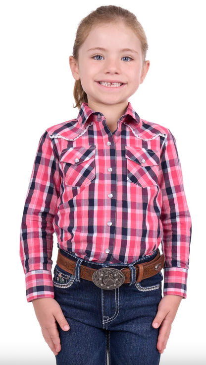 Pure Western Girls Lulu L/S Shirt