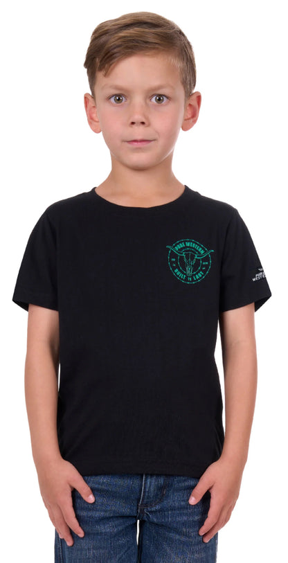 Pure Western Kids Walker S/S Tee