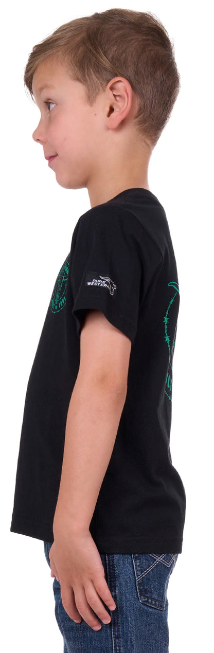Pure Western Kids Walker S/S Tee
