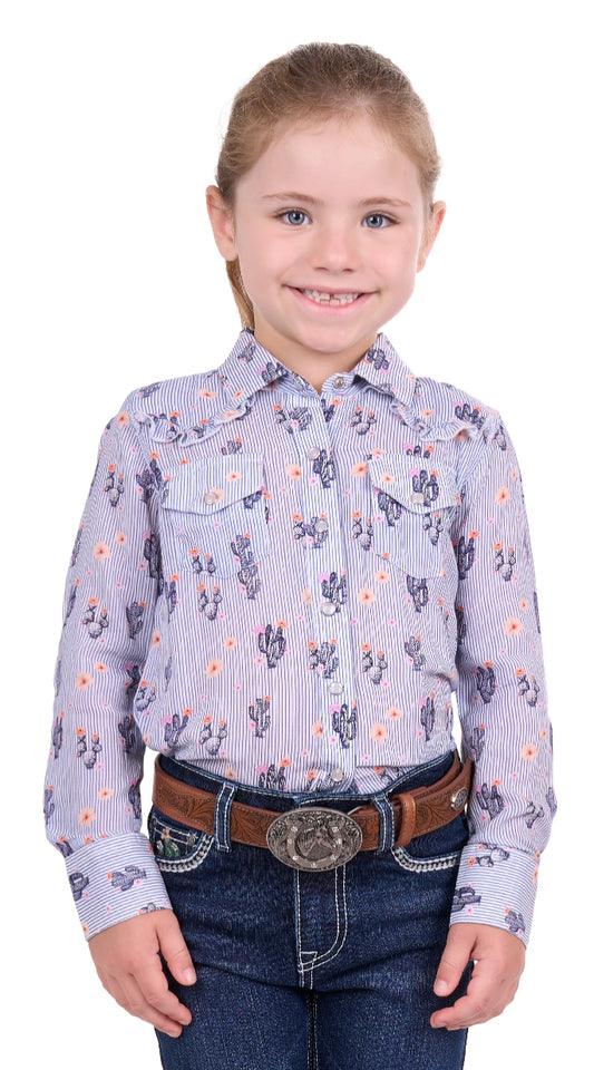 Pure Western Girls Mavis L/S Shirt