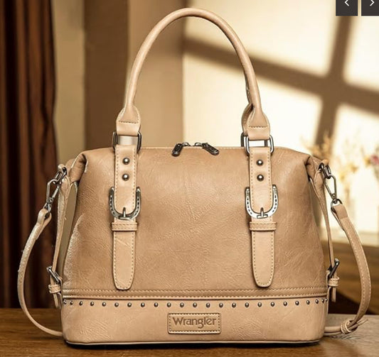 Wrangler Buckle Classic Barrel SATCHEL - Khaki