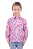 Hard Slog Kids Floria 1/2 Button L/S Shirt