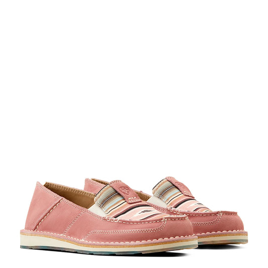 Ariat Women’s Cruiser Azalea Suede/Baby Pink Serape