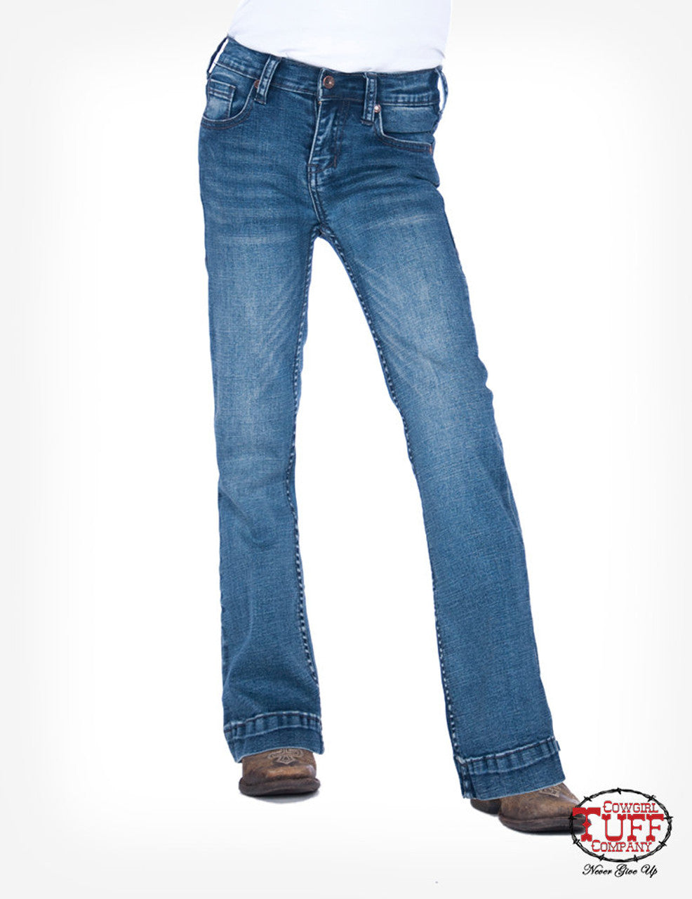 Cowgirl Tuff Jeans - Just Tuff Girl's Medium Trouser