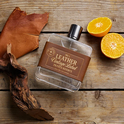 Tru Western No. 1 Leather Vintage Label Private Reserve Cologne