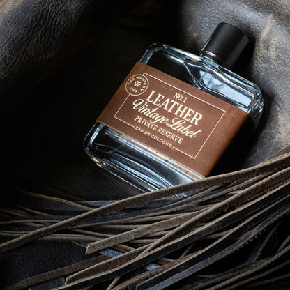 Tru Western No. 1 Leather Vintage Label Private Reserve Cologne