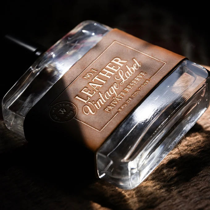 Tru Western No. 1 Leather Vintage Label Private Reserve Cologne