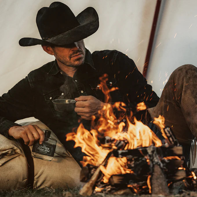 Tru Western No. 4 Leather Vintage Label Deep Leather Cologne