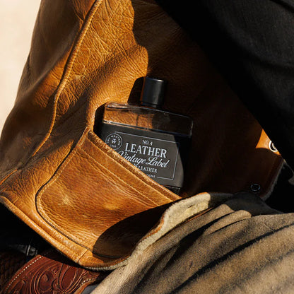 Tru Western No. 4 Leather Vintage Label Deep Leather Cologne