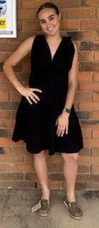 Cotton Summer Lola Dress - Black